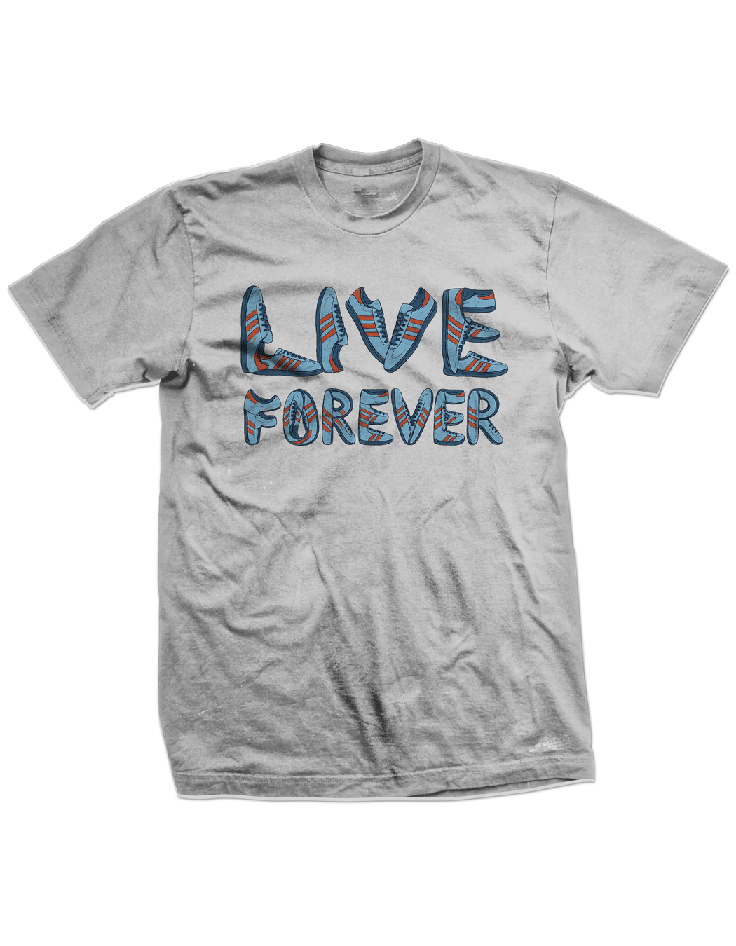 Live Forever Manchesters Oasis T Shirt | Terrace Originals